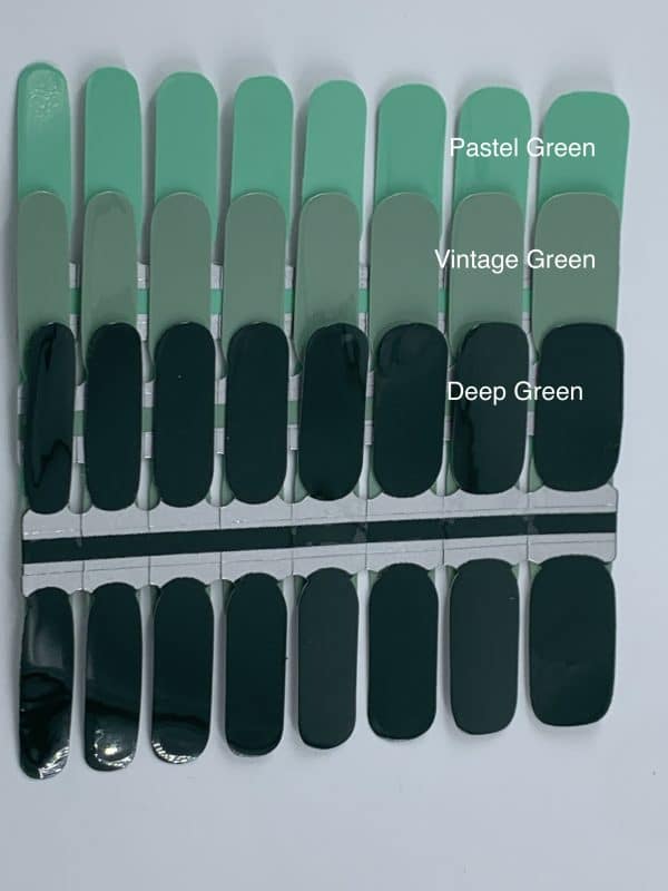 Nail Wrap Green Selectie