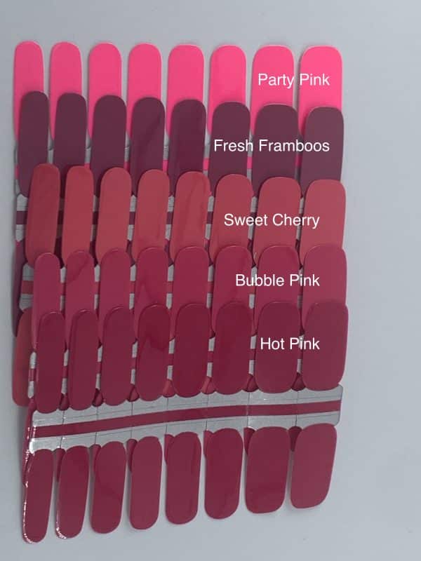 Nail Wrap Pink Selectie